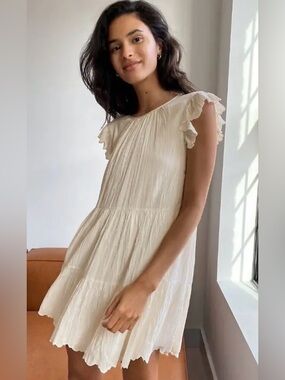 Wilfred Sidonie Dress Aritzia Light Birch Cream 2XS